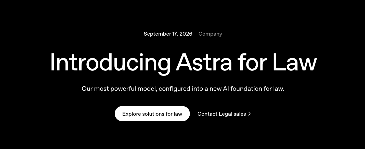 Astra for Law