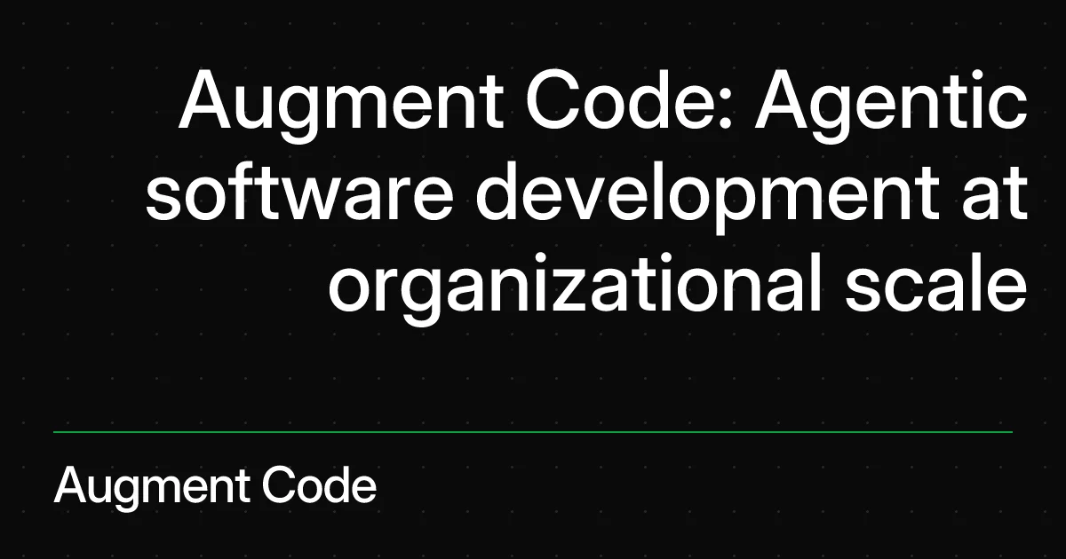 Augment Code (Cosmos)