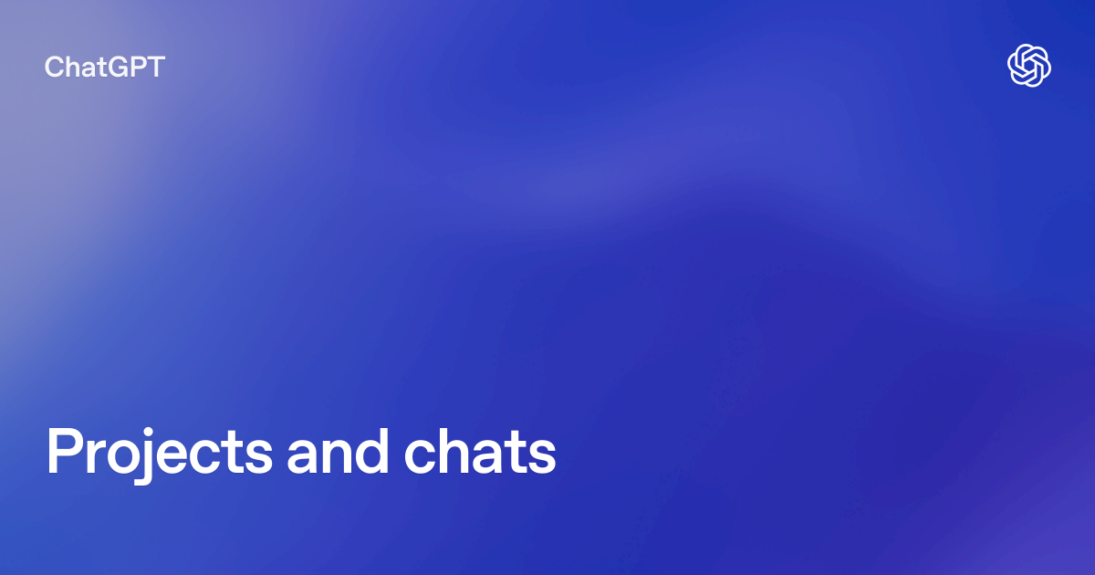 ChatGPT Projects