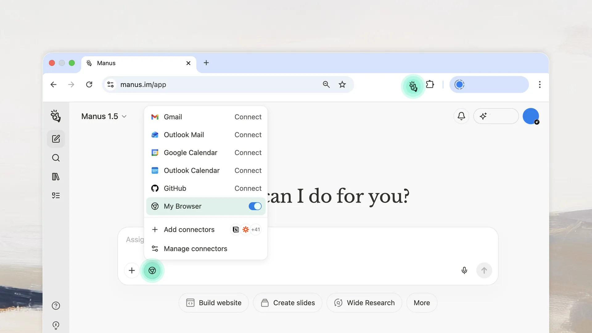 Manus Browser Operator