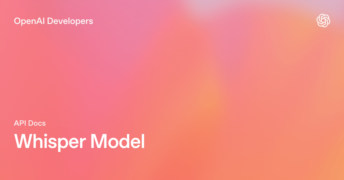 OpenAI Whisper